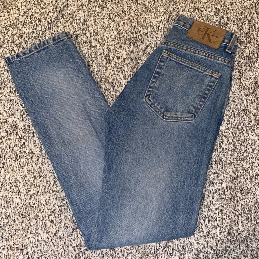 *VINTAGE* 90s Calvin Klein Low Rider Straight Leg Jeans NWOT